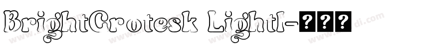 BrightGrotesk Lightl字体转换